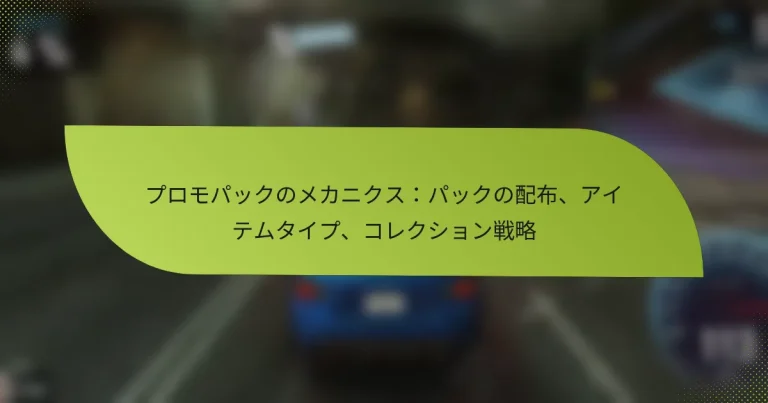 プロモパックのメカニクス：パックの配布、アイテムタイプ、コレクション戦略
